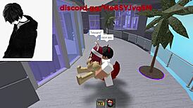 i'm fuckin this roblox christmas bunny so hard n her big ass bouncin wild!!