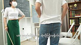 teacher punishes her wet student pussy rough doggystyle spankin orgasm