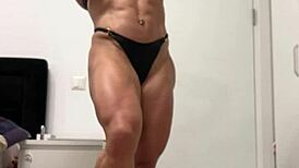 worship these flexed muscles on my flexible bodybuilder frame