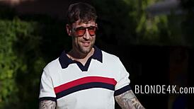 Family Outdoor Sports Turns Into Sticky FOURSOME With Bunny Madison!