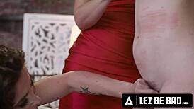 ever wonder how a femdom milf like elise graves turns victoria voxxx into a bondage domme over yhivi?