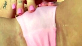 loving rubbing my big clit till orgasm hits hard