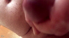 Huge Cock Masterbates Massive Load