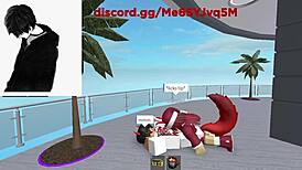 i'm fuckin this roblox christmas bunny so hard n her big ass bouncin wild!!