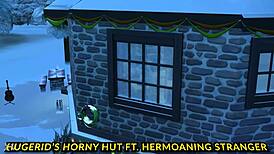 Bound teen handjobs and blowjobs in horny BDSM domination at gobbywarts school