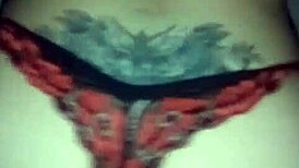 in red thong shaking my big ass for huge cocks?