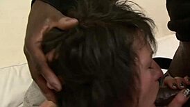 Short-Haired Whore's Asshole Gaped Huge By Dildo Then Double Cocks