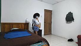 Ready to watch this irresistible mature parade her sensual charm in sexy skirt?