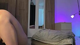 Jucielussie teases her natural boobs on webcam