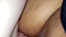 Hotwife endures four intense creampies in 24 hours one overflows