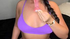 Heart Racing as Horny British Coed Squirt Masturbates Solo on Webcam
