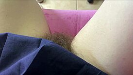 Super Bushy Hairy Pussy Clit Closeup Compilation?