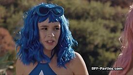 Wanna see sexy rangers orgasm hard sharing that thick dick in uniform cosplay? 😈