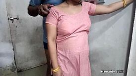 Indian schoolgirl boyfriend roleplay couple sex explosion!