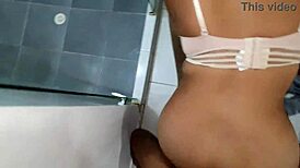 brunette latina slammed doggystyle on kama sutra chair trivoli motel