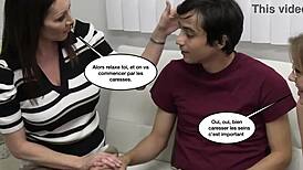 a shy girl introduces her timid boyfriend to her hot stepmom