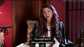 Pornstar's First Taste of Whipping Humiliation and Slave Degradation