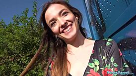 Tattooed Kylie Nymphette Cums Hard Riding Cock Outdoors!