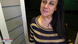 so this busty inked brunette milf kali ryder grabs her dildo rubbin those big tits n wet pussy pov