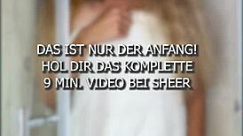 Uhh jerkin' off with hairy milf Amelie Lei in shower trailer so damn hot n wet!!