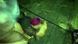 Friends Group Fucks Raw on Public Street Exposed