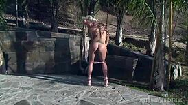 ugh, eve nicholson here, stripping slow while puffing this cig for ya fans...