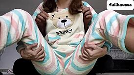 stepdad gropes my tiny tits and fingers tight teen pussy