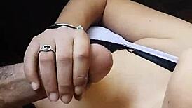 Maya gives cuban blowjob thanks to big cock king in caribbean cuckold