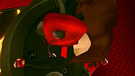 bad bitches in masks get their big asses pounded interracial anal compilation