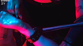 bound feet get sucked licked deepthroated gagged choked with toes in femdom tickle fetish!!