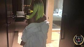 damn vixen vanity rides rome majors bbc hard in the bathroom till she squirts
