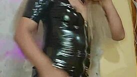 Rica Ladyboy Transexual Jerks Me Off