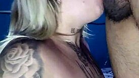 Latina Amateur Sucks Cock Then Takes It Deep in Tight Ass Doggystyle Bent Over