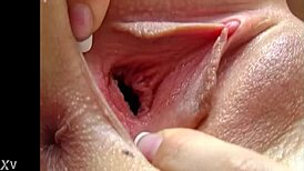 Bambi star stretches tight pussy ass in solo lingerie masturbation