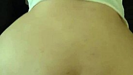 Feel her big ass bounce as she moans loud getting fucked doggystyle on the sofa