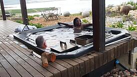 Milf can't resist ebony bbc licking juicy wet pussy to early morning orgasm