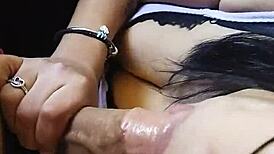 Maya gives cuban blowjob thanks to big cock king in caribbean cuckold