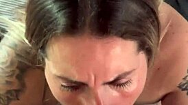 I Suck Friend's Dick At Work And He Covers My Face In Cum!
