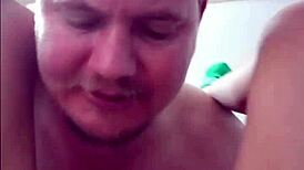 grandpa daddy licks skinny teen pussy then fucks tight on shoulders