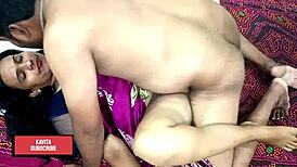 Indian Kavita Fucks Brother-in-Law's Son Like Whore Craving Small Dick Blowjob