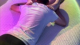 Young amateur couple's real homemade fuck with wet pussy tease and huge orgasm