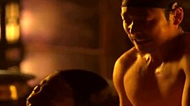 The Concubine Korean slave kisses big tits 😘🔥💋