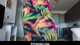 ohh fuckin my perfect assed cuban stepmom hardcore pov then cum all over her big boobs!!