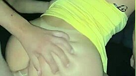 Your curvy wife bent over doggystyle by fat guy's monster cock cuckold watches