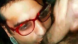 Mi novia me lleva al patio y me hace super oral garganta profunda balcony