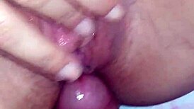 i'm rubbing this dildo all over my ass while fingering myself crazy