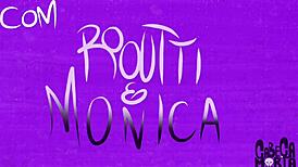 Clownish cartoon goths tease intriguing fun in wild antics