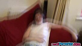 busty uk bimbo nerd gets her plump lips around that schlong in hot interview 😘🍆💦