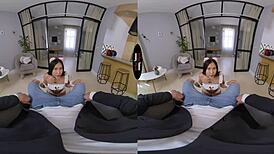 Asian slut dives into hardcore taboo pov pounding session