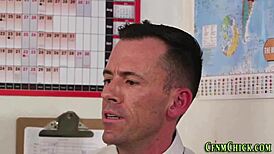 these british office cfnm mistresses humiliate with handjobs till cumshots fly